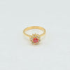 Diamond 14k O 0.16ct  D 0.23ct Ring