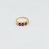 Diamond 18k  Ruby D 1.32ct Band Ring