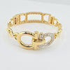 18k 2Toned Belt Buckle Bangle 20g