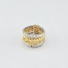 18k 2Toned 4n1 S7.5 Ring 7.2g
