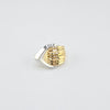 18k 2Toned Leaf S7.5 Ring 4g