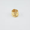 18k 5n1 Bamboo S7.5 Ring 7.1g