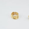 18k 3n1 Bamboo S7.5 Ring 3.8g