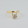 Diamond 14k D 0.65ct Engagement Ring