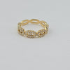 Diamond 14k D 0.37ct Infinity Ring