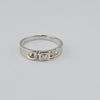 Diamond 18k D 0.033ct Square Ring