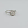Diamond 18k D 0.98ct Engagement Ring
