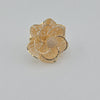 18k Flower S8.25 Ring 7.8g