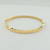18k Honeycomb S16 Bangle 7.4g