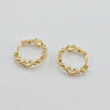 18k Mini Heart Huggie Earrings 2g