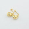 18k Small Teardrop Earrings 2.1g