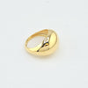 18k Wide Dome S7.75 Ring 3g