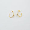18k Nail Earrings 3.2g