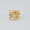 18k Bamboo S6.25 Ring 7g