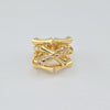 18k Bamboo S6.25 Ring 7g