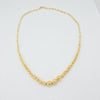 18k Gradual Beaded Necklace 12.7g