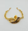 18k Leopard Theme & Chain Bracelet 12.1g