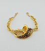 18k Leopard Theme & Chain Bracelet 12.1g