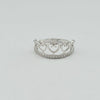 Diamond 18k D 0.19ct Crown Ring
