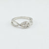 Diamond 14k D 0.33ct Infinity Ring