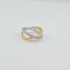 Diamond 14k D 0.37ct 3Toned Infinity Ring