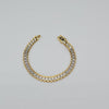 18k 2Toned Rollie Link 7mm Bracelet 13.1g