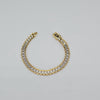 18k 2Toned Rollie Link 7mm Bracelet 13.1g