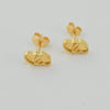 18k Mini Twin Hearts Earrings 1.4g