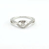 Diamond 14k D 0.31ct Infinity Ring
