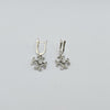 Diamond 18k D 0.50ct Clutch Back Earrings