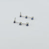 Diamond 14k Sapphire D 0.70ct Earrings