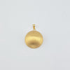 18k Half Ball Pendant 4.2g