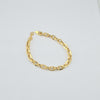 18k Cable Chain 6mm 8in Bracelet 4.4g