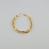 18k Cable Chain 7mm Bracelet 10.5g