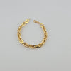 18k Cable Chain 7mm Bracelet 10.5g