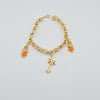 18k Labubu Charm Rolo Bracelet 10.4g