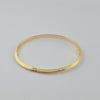 18k Greek Key 3mm Bangle 3.6g