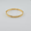 18k Greek Key 6mm Bangle 9.4g