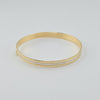 18k 2Toned Bangle 6.2g