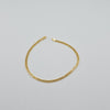 18k Mini Tight Curb 3mm Bracelet 2.5g