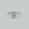 Diamond 18k D 0.40ct Cluster Ring