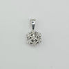 Diamond 18k D 0.33ct Snowflake Pendant