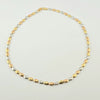 18k 3Toned Oval Link 5mm Chain 7.1g