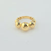 18k Beaded S8.25 Ring 3.7g