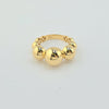 18k Beaded S8.25 Ring 3.7g