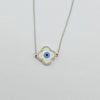 Diamond 14k D 0.25ct Evil Eye Necklace