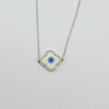 Diamond 14k D 0.25ct Evil Eye Necklace