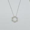 Diamond 18k D 0.48ct Flower Necklace