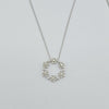 Diamond 18k D 0.48ct Flower Necklace