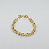 18k Multicolored Stone Bracelet 13.9g
